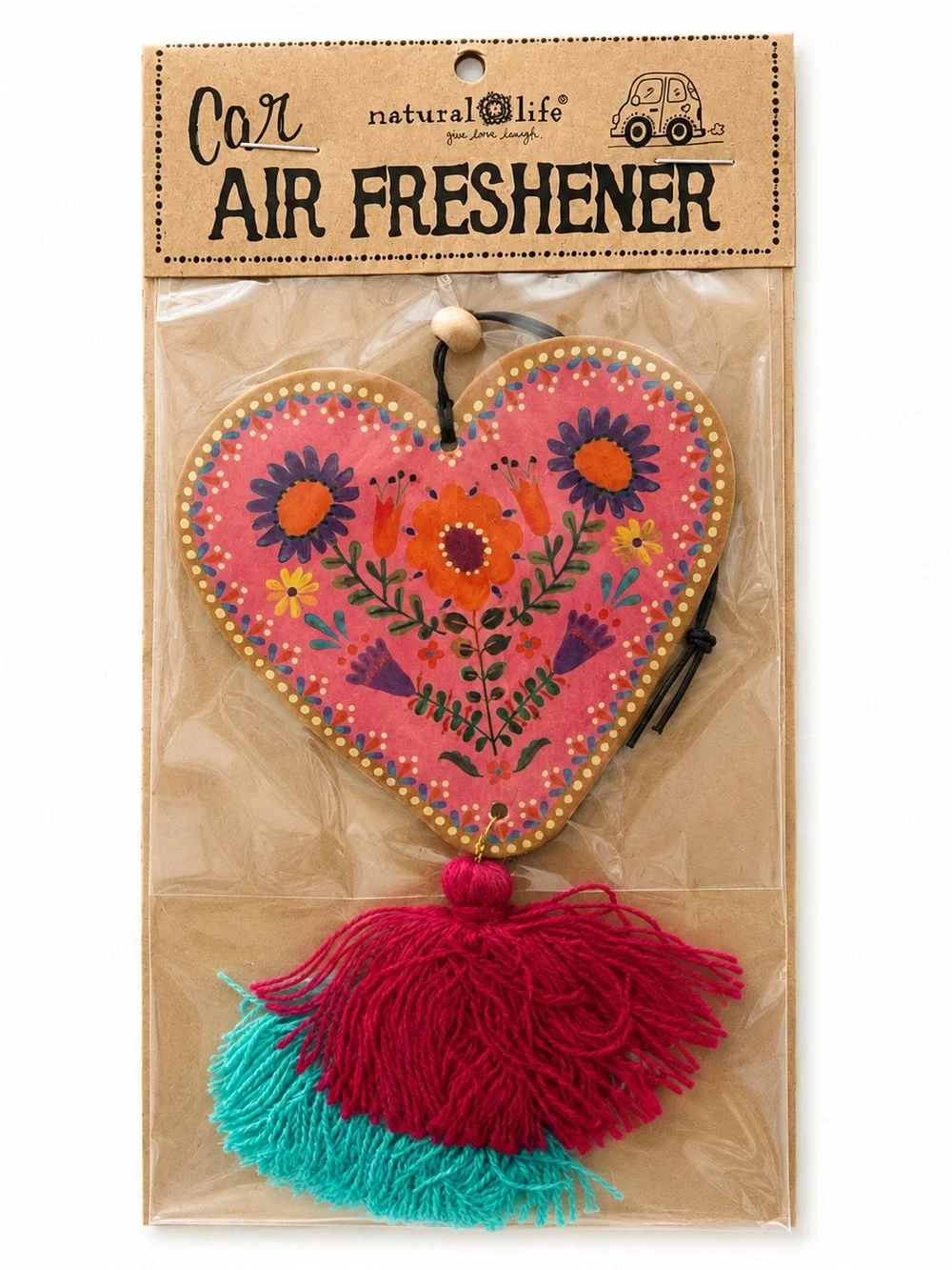 Natural Life Boho Heart Bundle Air Freshener Wall Hooks Spoon Rest